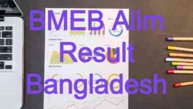 BMEB Alim Result Bangladesh Madrasah Board