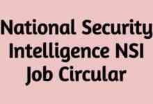 National Security Intelligence NSI Job Circular